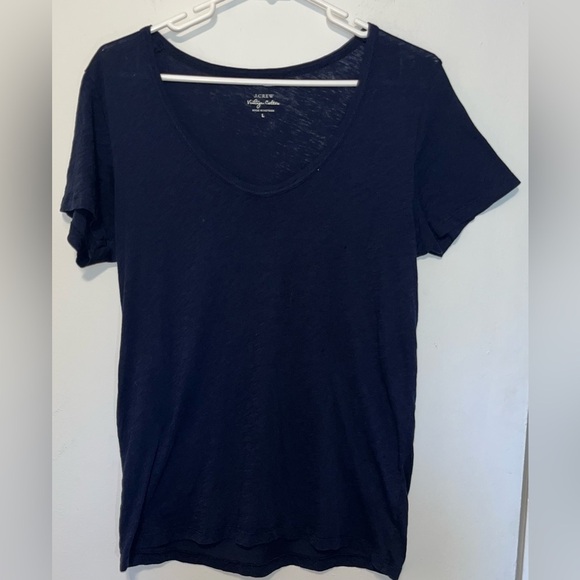 J Crew LOT OF 3 Sz L - 1 each Long Sleeve, Short Sleeve Tees and 1 Open Cardigan - Picture 10 of 13